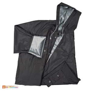 pelerine de ploaie din pvc reversibile negru argintiu 9205 poza 4