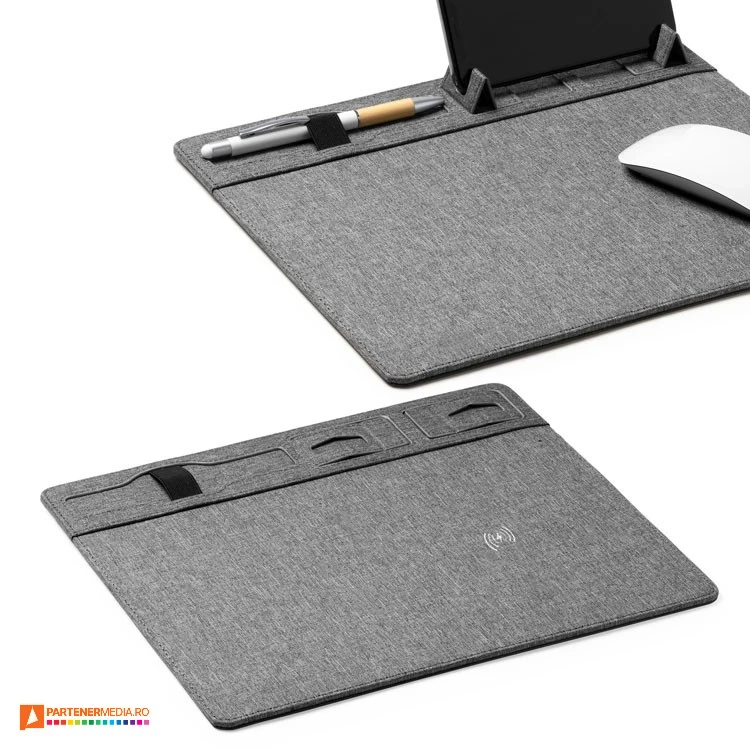 mouse pad uri cu incarcator wireless si suport de telefon al3038