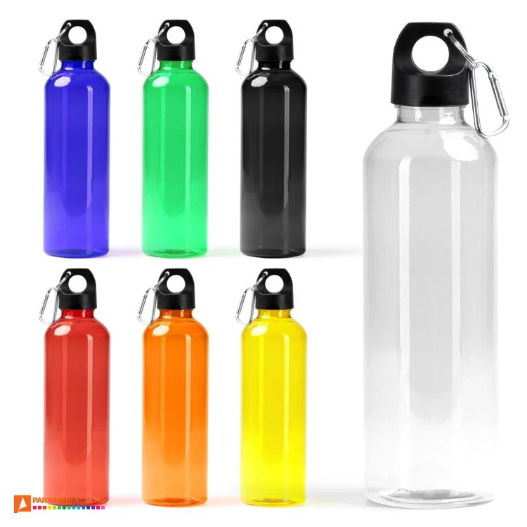 bidoane transparente din plastic colorat de 800 ml bi1725