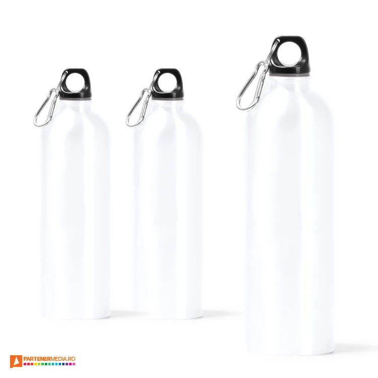 bidoane metalice albe de 750 ml cu carabina bi1790 poza 5