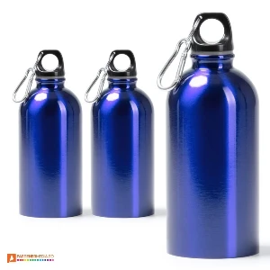 bidoane albastre metalice de 500 ml cu carabina bi1791 poza 2