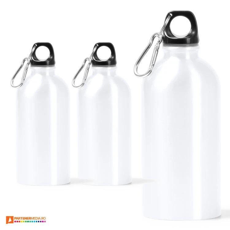 bidoane albe metalice de 500 ml cu carabina bi1791 poza 3
