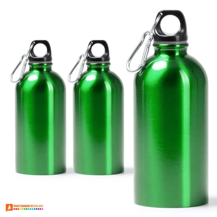 bidoane verzi metalice de 500 ml cu carabina bi1791 poza 7