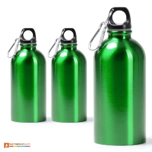 bidoane verzi metalice de 500 ml cu carabina bi1791 poza 7