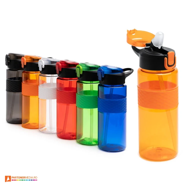 bidoane semitransparente din pet reciclat cu manson cauciucat bi1921