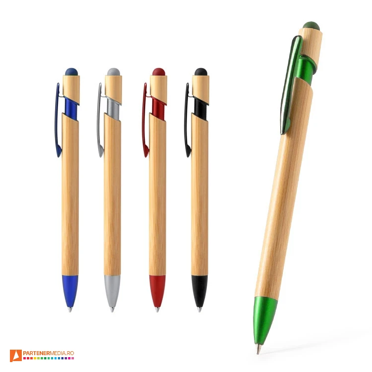 pixuri din lemn cu touch pen si elemente colorate bl1898 poza 1
