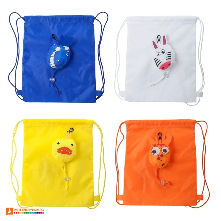 rucsaci drawstring de copii cu animalute bo7528