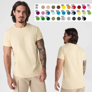 tricouri colorate pentru adulti si copii din bumbac cu guler rotund si maneci scurte ca6502