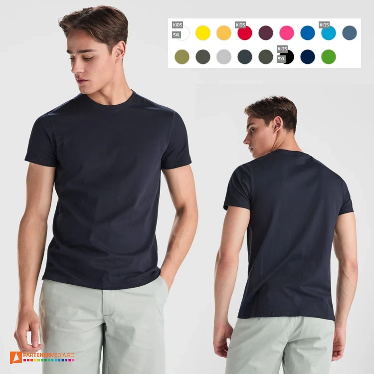 tricouri promotionale colorate din bumbac cu maneci scurte ca6550 tricouri promotionale colorate din bumbac cu maneci scurte ca6550 poza 1