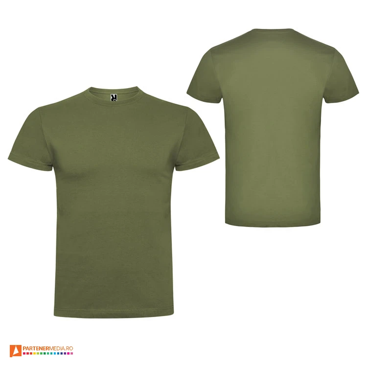tricouri promotionale khaki din bumbac cu maneci scurte ca6550 tricouri promotionale khaki din bumbac cu maneci scurte ca6550 poza 5
