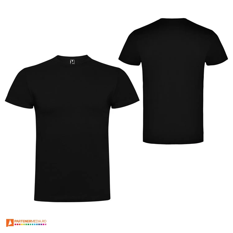 tricouri promotionale negre din bumbac cu maneci scurte ca6550 tricouri promotionale negre din bumbac cu maneci scurte ca6550 poza 6