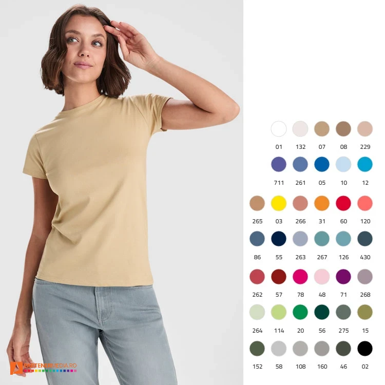 tricouri promotionale de dama din bumbac capri ca6683 tricouri promotionale de dama din bumbac capri ca6683 poza 1