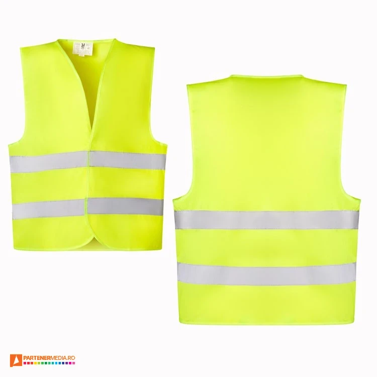 veste galbene reflectorizante promotionale cc5063 veste galbene reflectorizante promotionale cc5063 poza 2