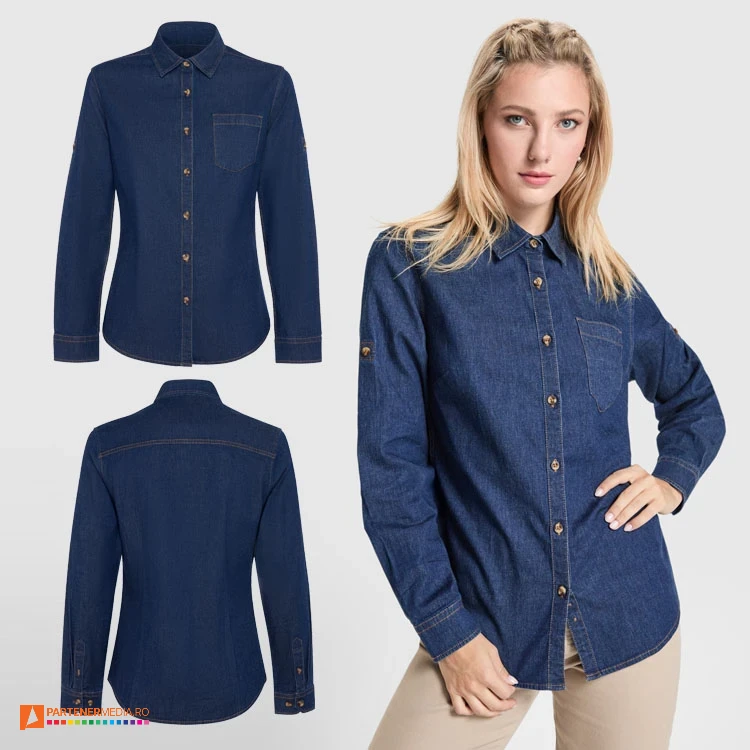 camasi denim pentru dama cm6707 poza 1