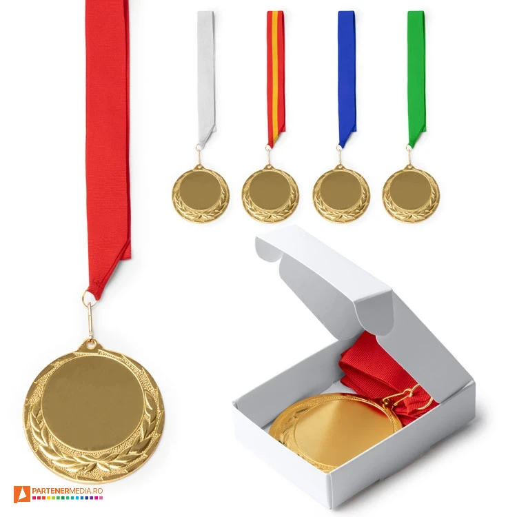 Medalii promotionale din metal cu carbina si panglica colorata medalii promotionale aurii cu panglica colorata cp2043