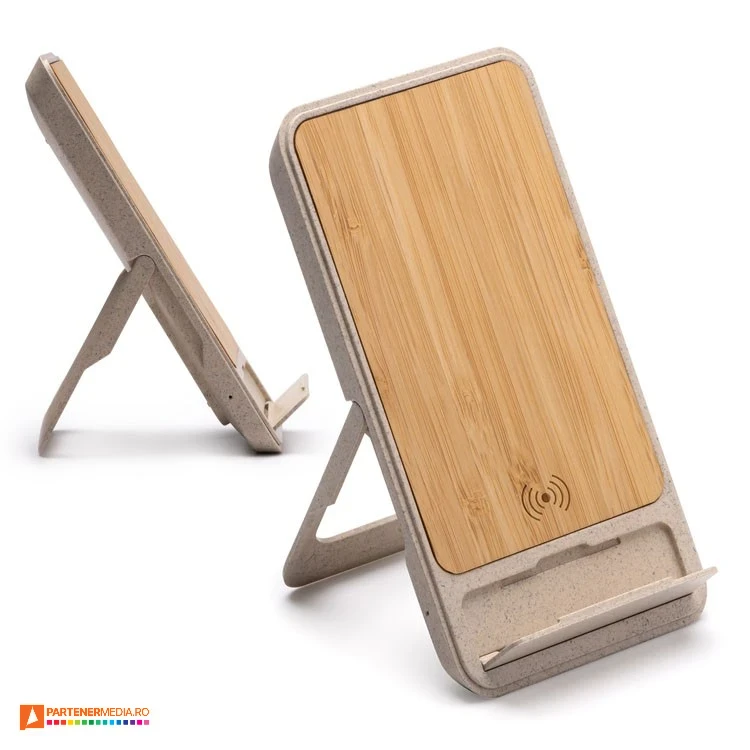 incarcatoare wireless de birou cu suport de telefon cr1051