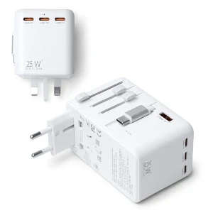adaptoare universale cu porturi usb c si putere de 25w cr1860