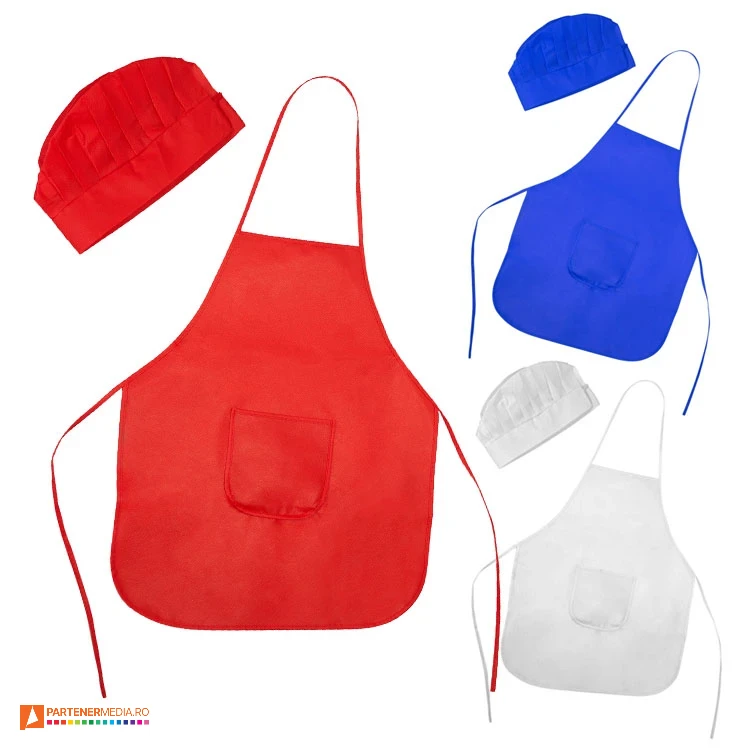 sorturi de bucatarie cu boneta pentru copii de9133 poza 1