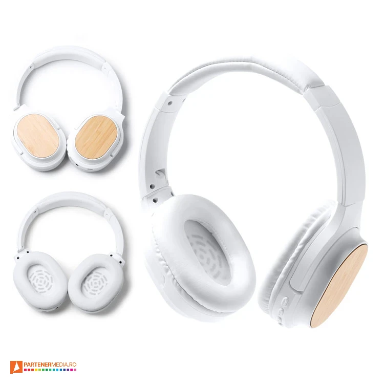 casti audio ecologice cu perne buretate hp1075 poza 1