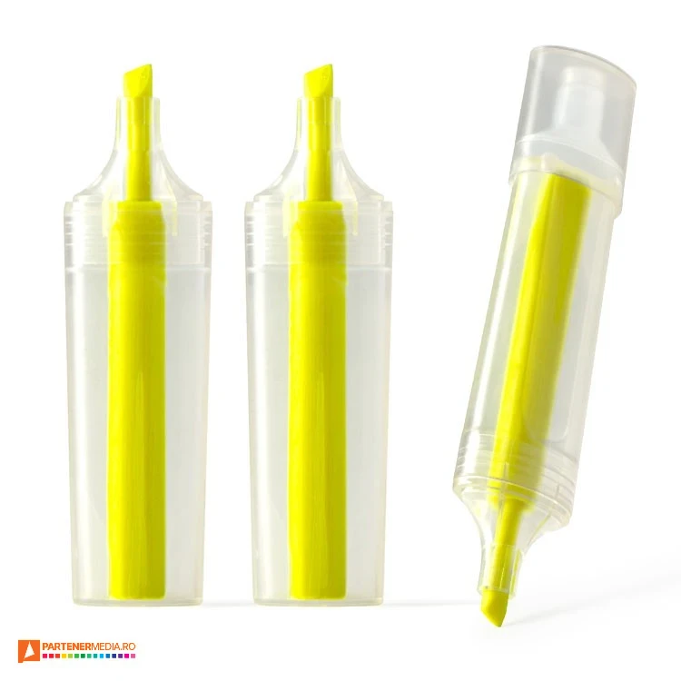 evidentiatoare de text promotionale cu corp transparent hw1546 poza 1