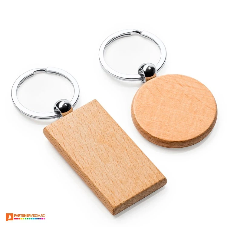 brelocuri promotionale din lemn ko4092
