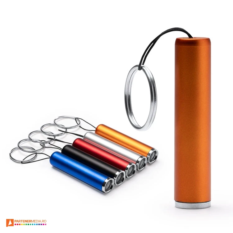 brelocuri promotionale metalice cu lanterna ln1150 poza 1