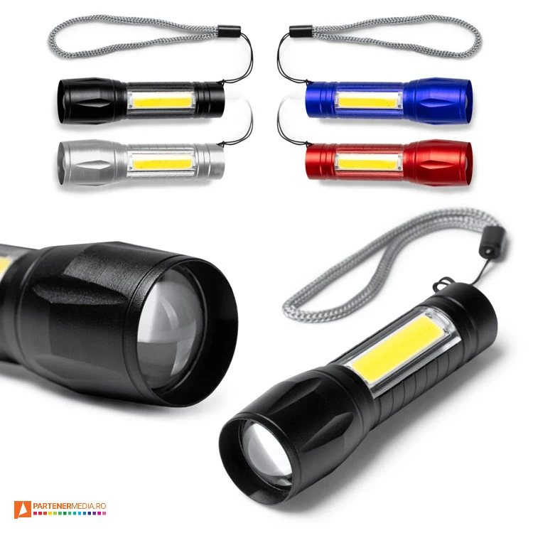 lanterne promotionale cu baterie reincarcabila usb ln1773 poza 1