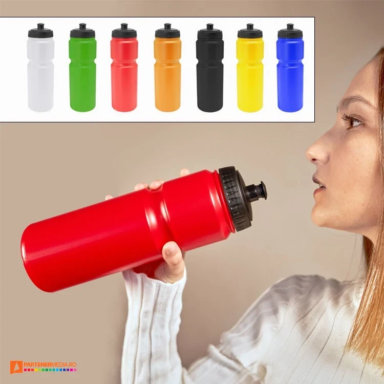 bidoane sport de 840 ml din plastic colorat md4036