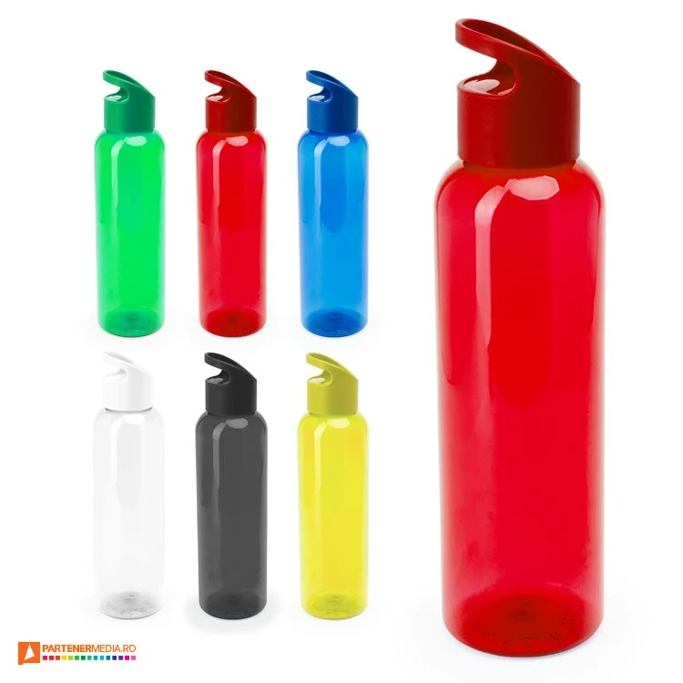 bidoane transparente colorate de 650 ml md4038