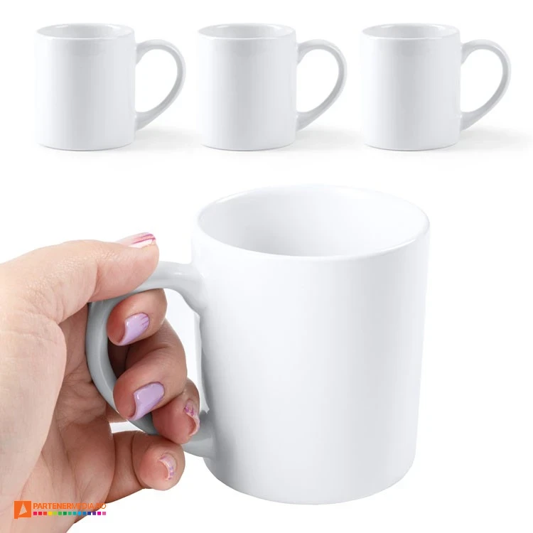 cani sublimabile ceramice de 250 ml cu design clasic md4084 poza 1