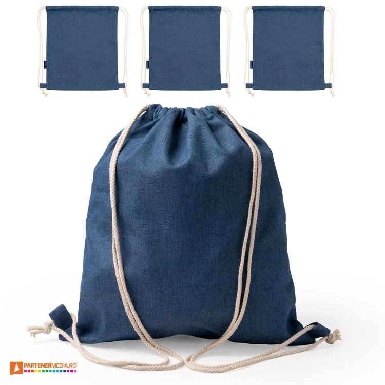 rucsacuri promotionale drawstring din denim mo1073