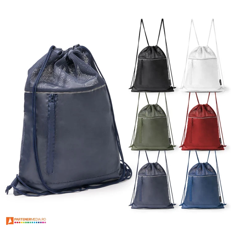 rucsacuri drawstring din pet reciclat si plasa mo2028 poza 1