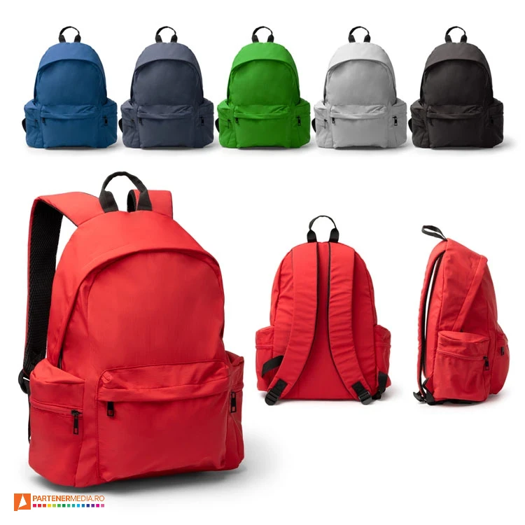 rucsacuri promotionale din material reciclat cu design clasic mo2030