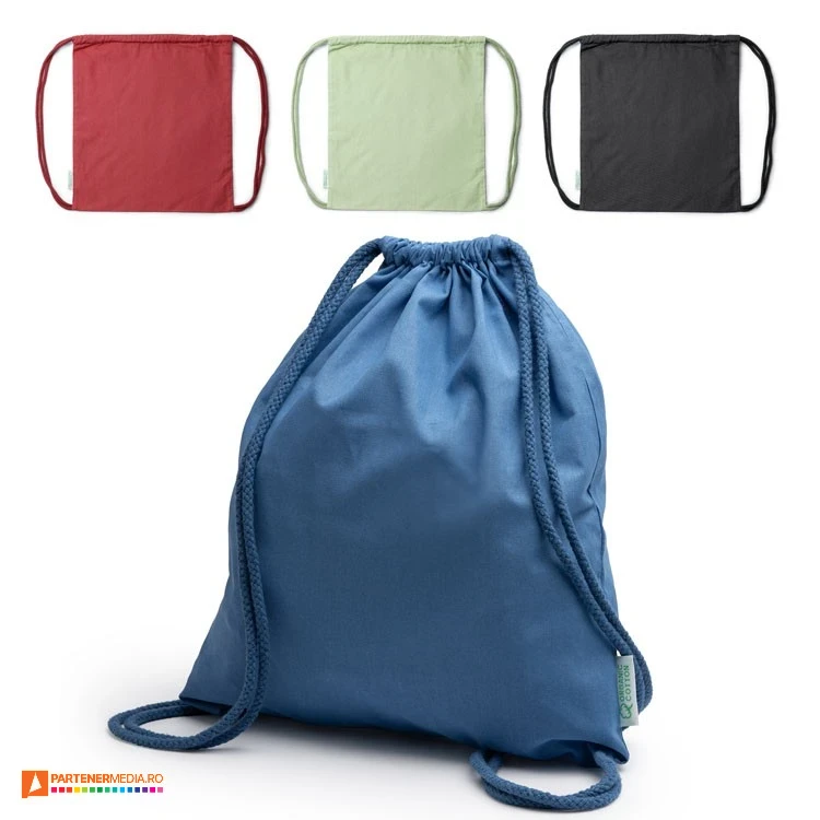 rucsaci drawstring din bumbac organic mo7087