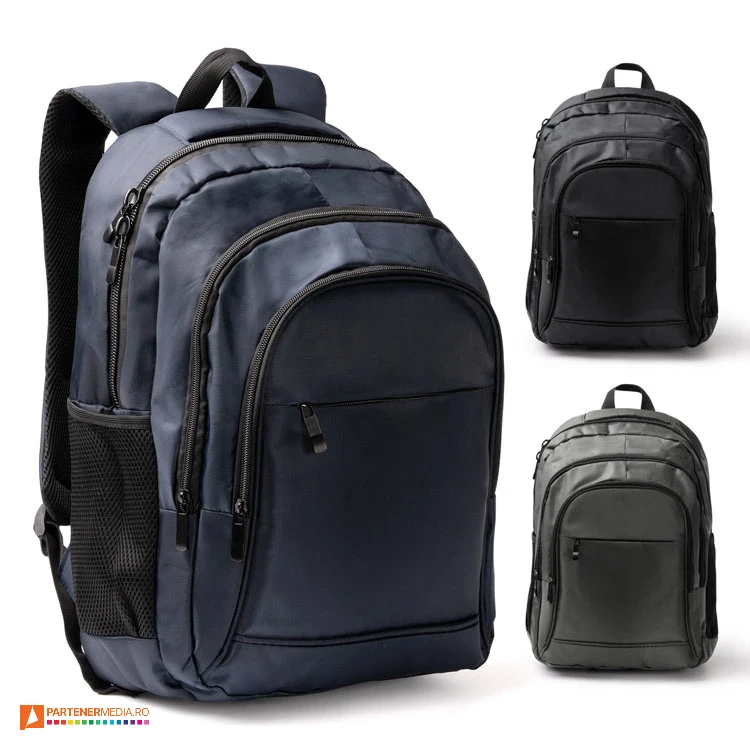 rucsacuri promotionale cu multiple buzunare si compartiment de laptop mo7173