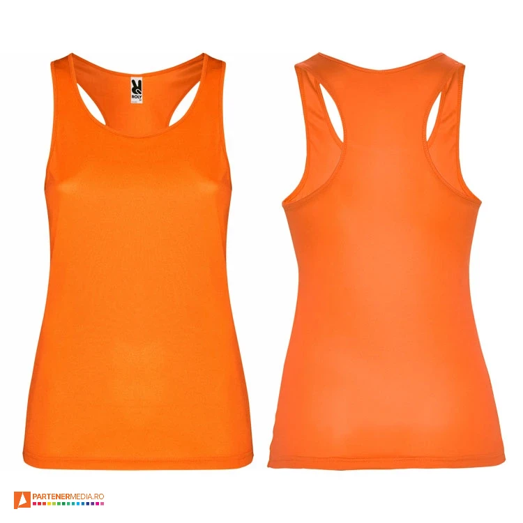 maiouri portocalii sport de dama din poliester pd0349 maiouri portocalii sport de dama din poliester pd0349 poza 5