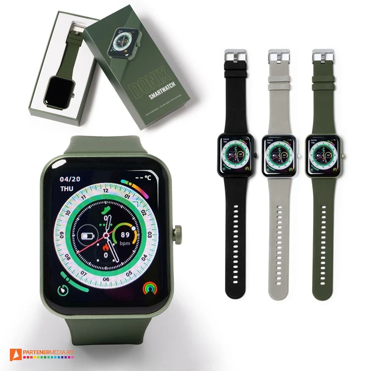 ceasuri promotionale smart watch cu curea din silicon sw1046 poza 1