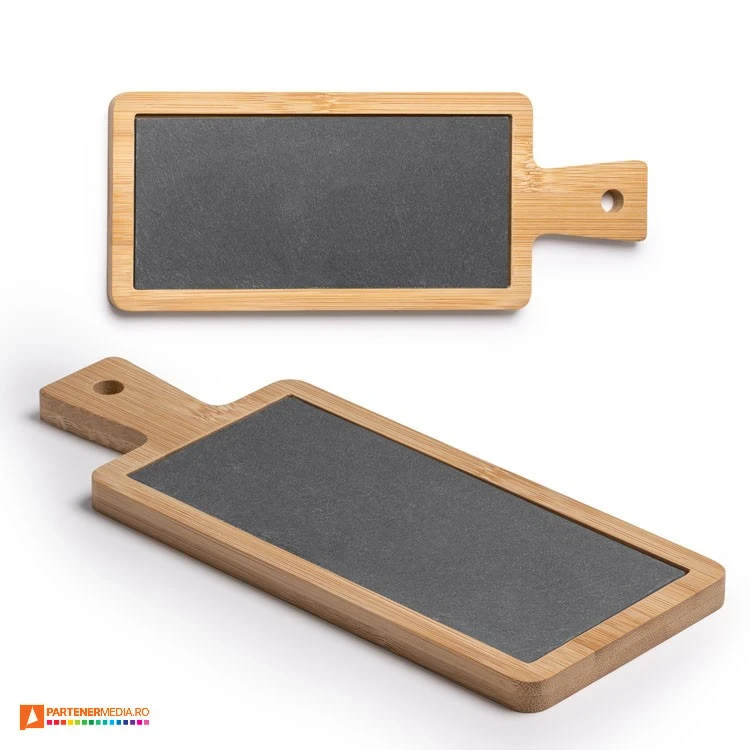 tocatoare din lemn cu placa din ardezie tc1144