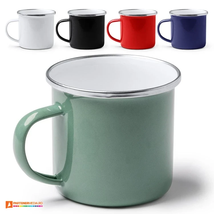 cani promotionale cu design retro si capacitate de 380 ml tz1213