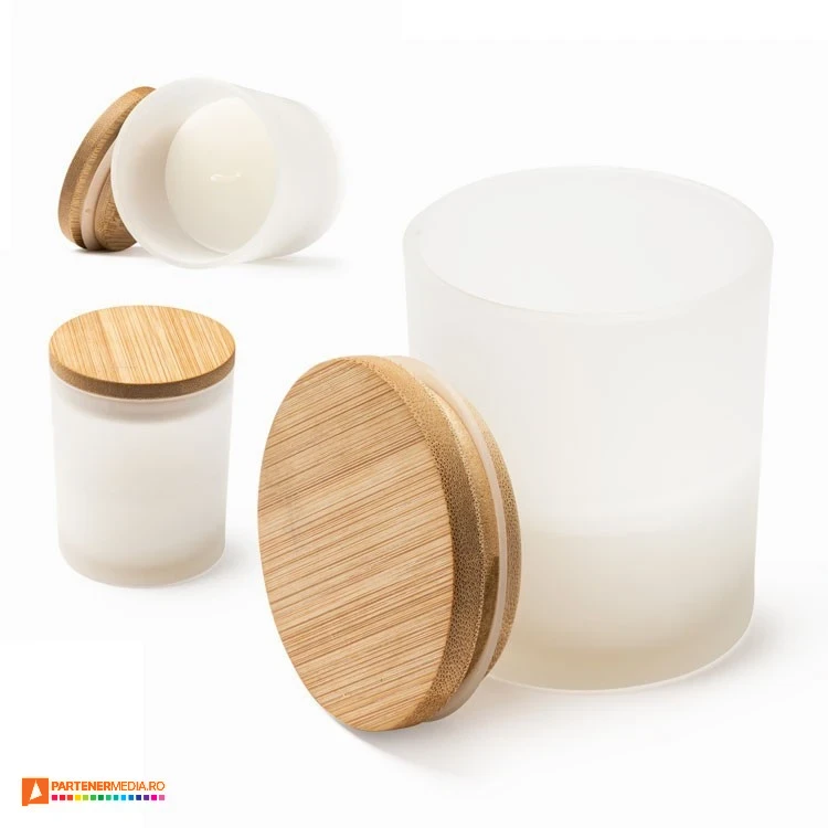 lumanari parfumate cu candela din sticla cu capac vl1315 poza 1