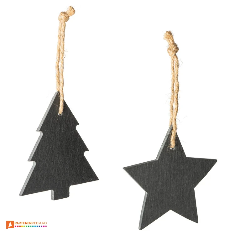 ornamente de craciun din piatra ardezie xm1299 poza 1