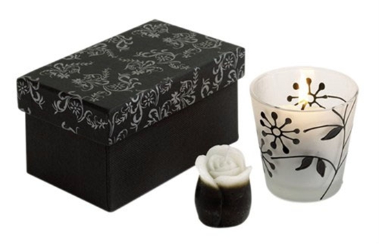 0902175 Set promotional de lumanari cu forma de flori Little Flower