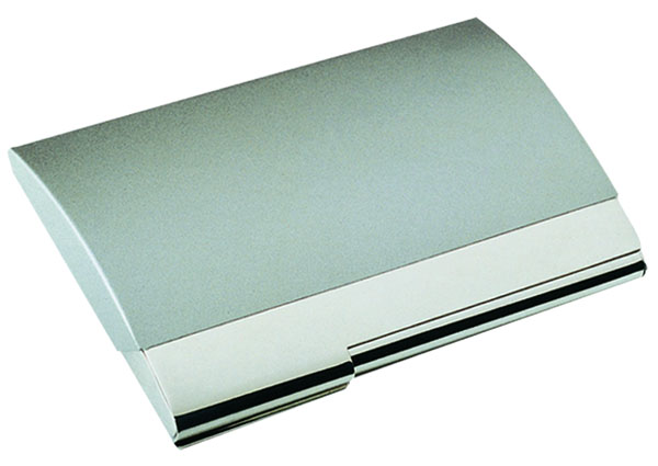 AP801710 Port carduri promotionale din aluminiu cu coperta curbata