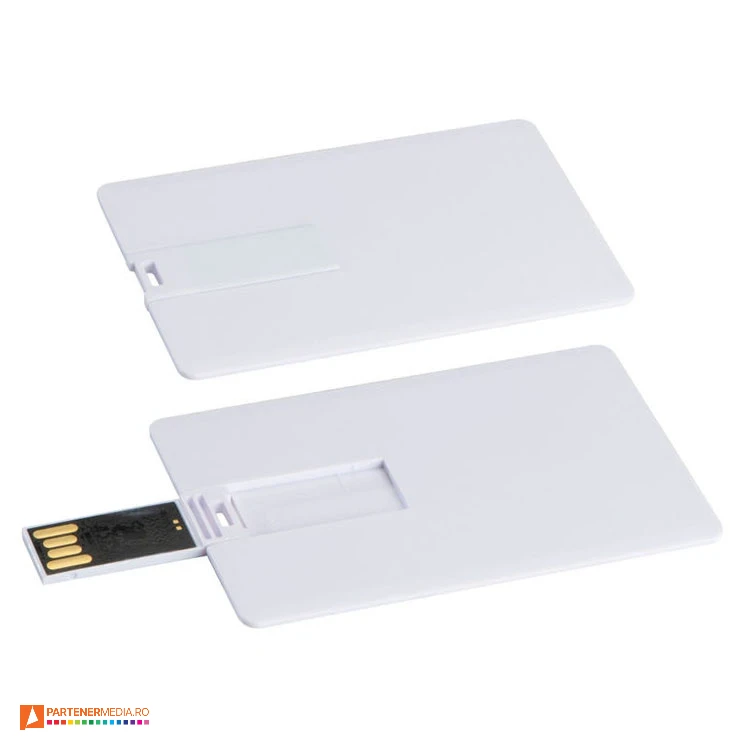 carduri usb albe de 8 gb din plastic 20336