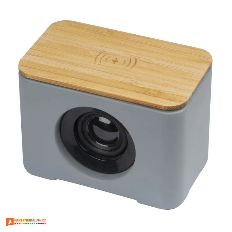 boxe audio din piatra cu incarcator wireless 22426