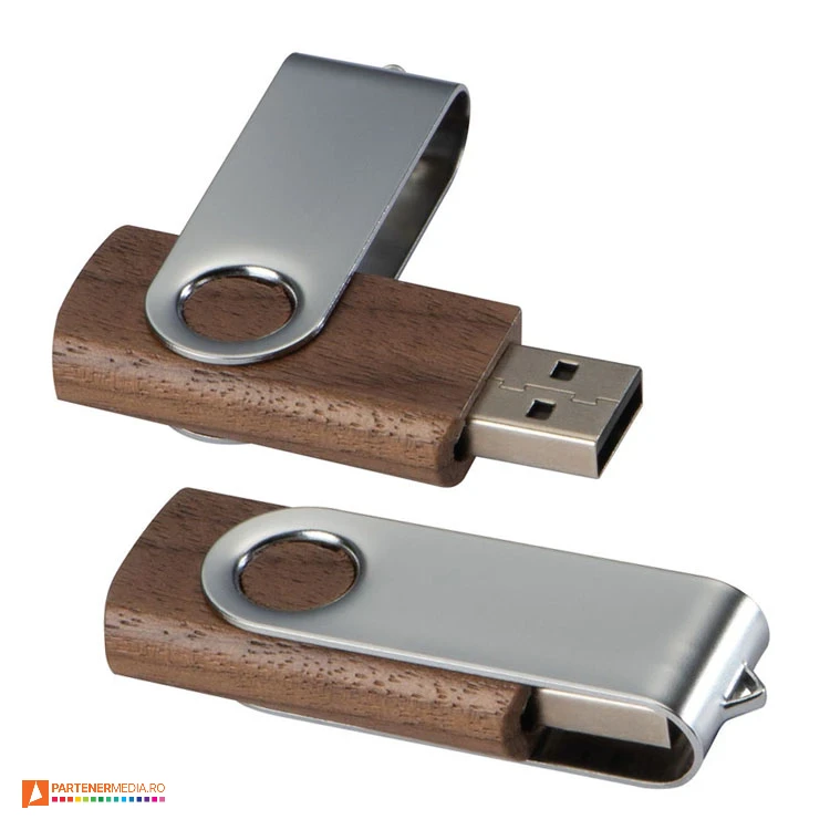 memory stick uri usb de 8 gb din lemn de nuc 22485
