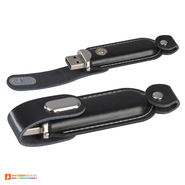 memory stick uri usb de 4 gb din imitatie de piele 22489 poza 1
