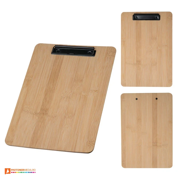 clipboard uri a4 din lemn de bambus 24481 poza 1