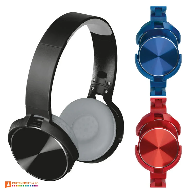 casti audio din plastic metal cu conexiune wireless 30921 poza 1
