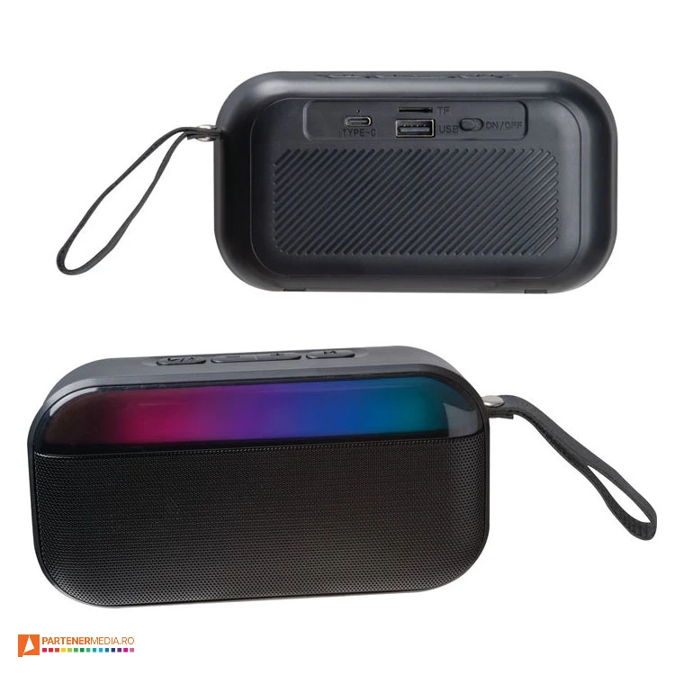boxe audio promotionale cu lumina ambienta colorata 35243